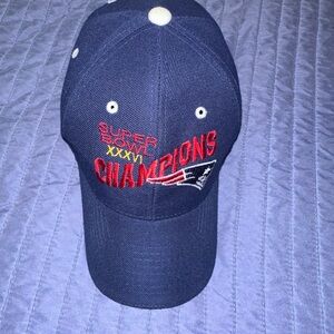 New England Patriots Super Bowl XXXVI 36 Champions Hat Cap Adjustable